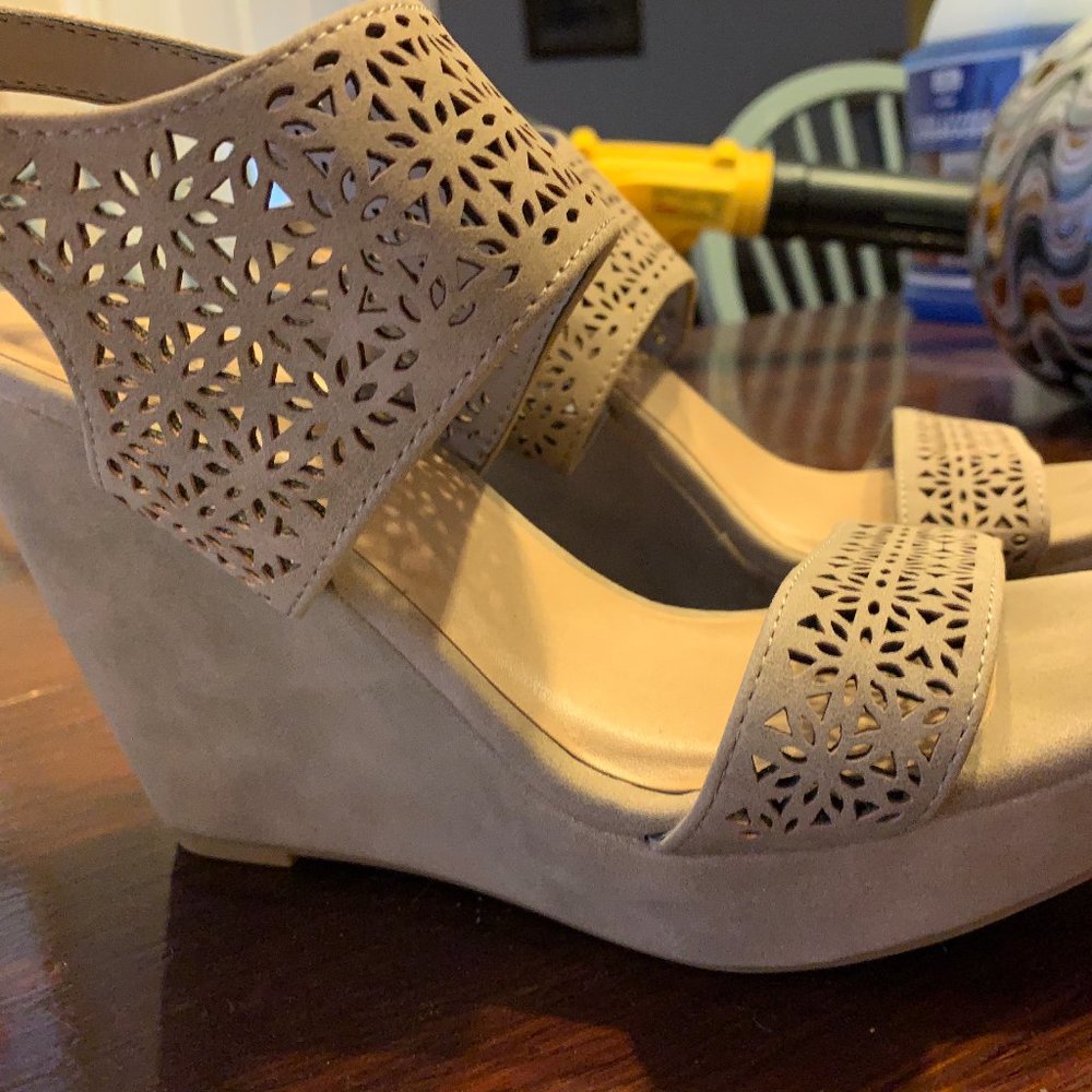 Nude Wedges